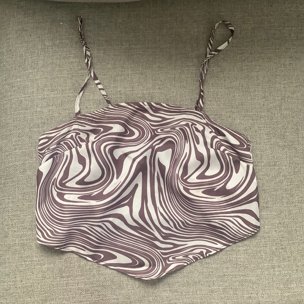 Satin Crop top